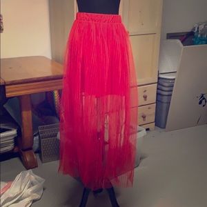H&M Red Skirt